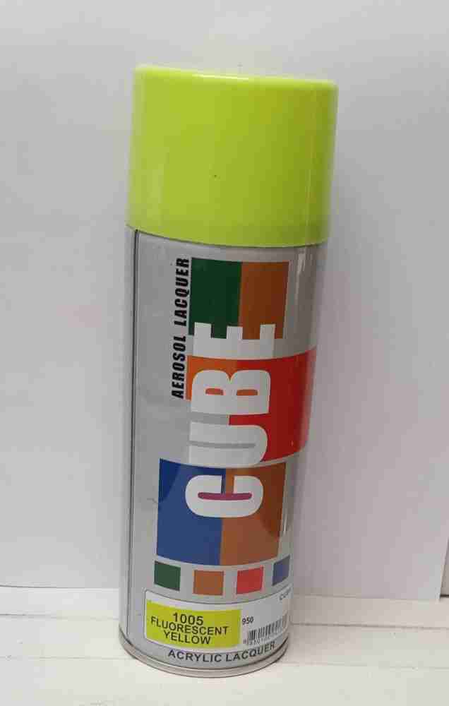 POSHTIK AAHAR Fluorescent Yellow Spray Paint 400 ml Price in India