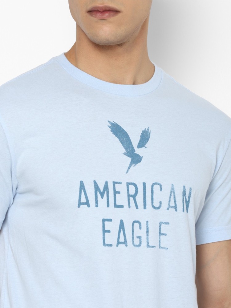 American Eagle Outfitters Logo for Men Printed Short Sleeve Tee T-shirt :  : Clothing, Shoes & Accessories