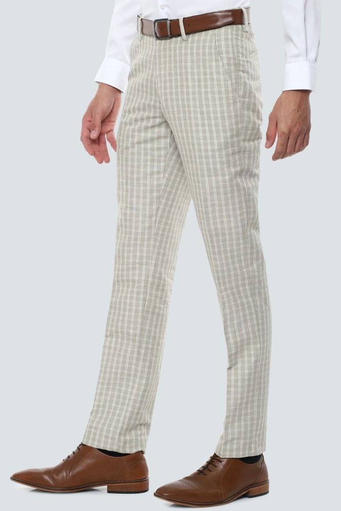 Buy Louis Philippe Beige Trousers Online  742042  Louis Philippe