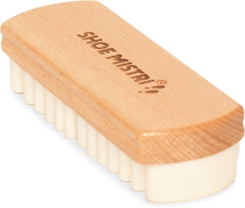 KASYBEXTR Hard Bristle Cleaning Brush with Wooden Handle for