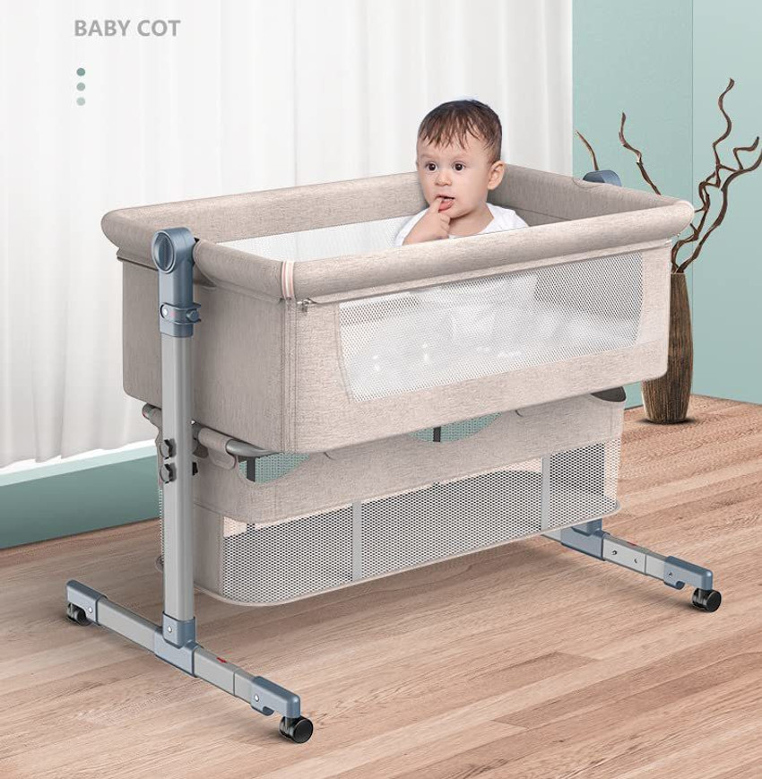 Infantial Baby cot Crib Newborn Baby Bassinet with electric Cradle