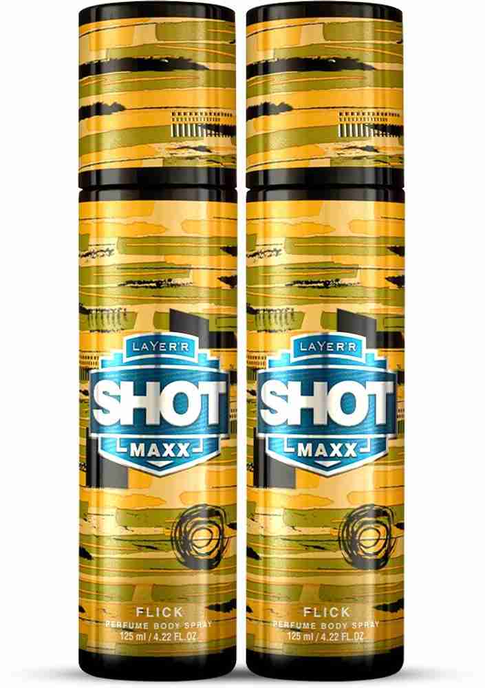 LAYER R Shot MAXX Flick Long Lasting Fragrance Body Spray For