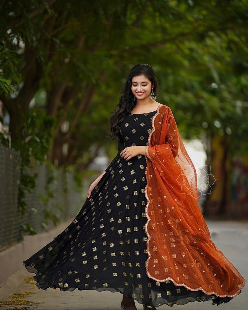 flipkart gown suit
