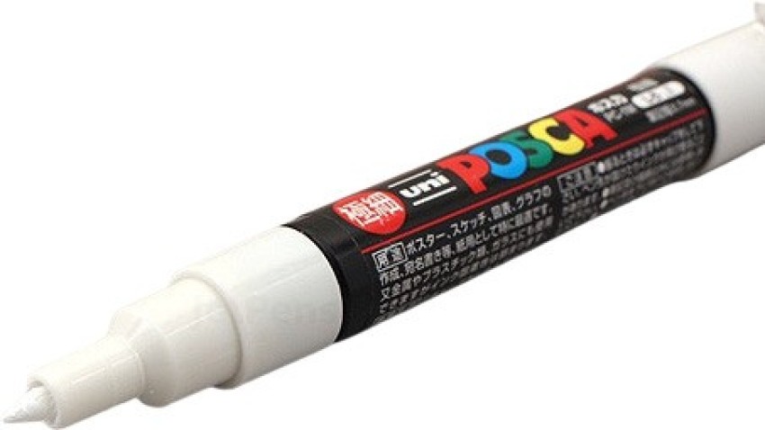 Posca PC-1M Extra Fine White Paint Marker