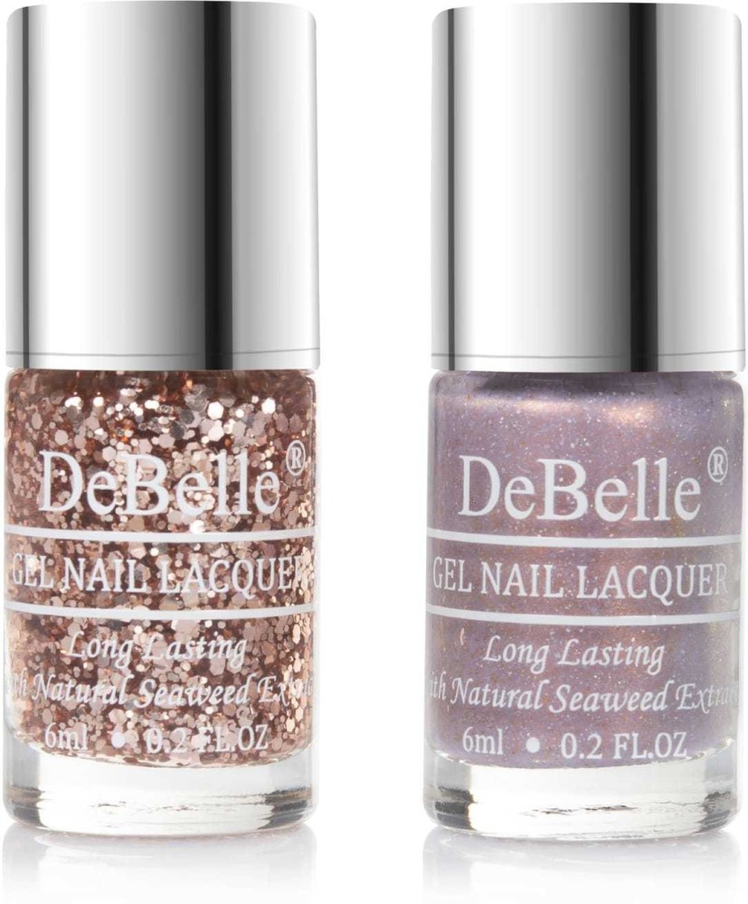 DeBelle Gel Nail Lacquers Combo of 2 - Elite Tiffany & Dainty