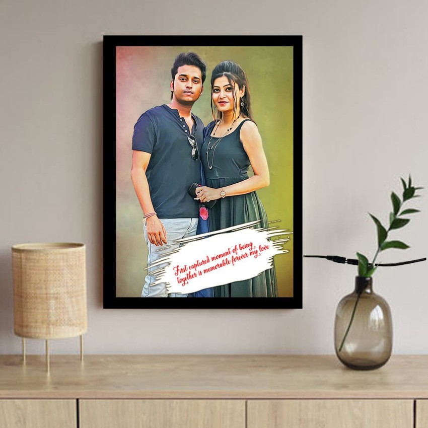 Wooden Black ( Frame) Wedding Photo Frame, For Gift at Rs 800/piece in  Chennai