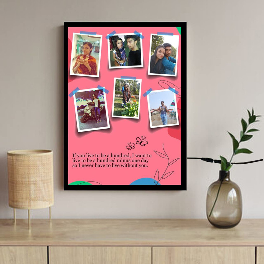 6 pictures online in one frame