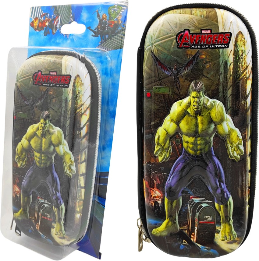  poksi SUPERHERO SERIES-AVENGER PENCIL BOX FOR KIDS, PENCIL BOX  FOR BOYS, MULTIPURPOSE WITH LARGE CAPACITY TO CARRY ALL STATIONERY, WITH  ZIPPER LOCK