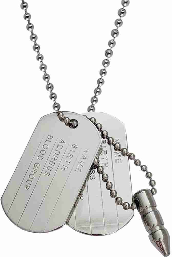 Army name tag necklace sale