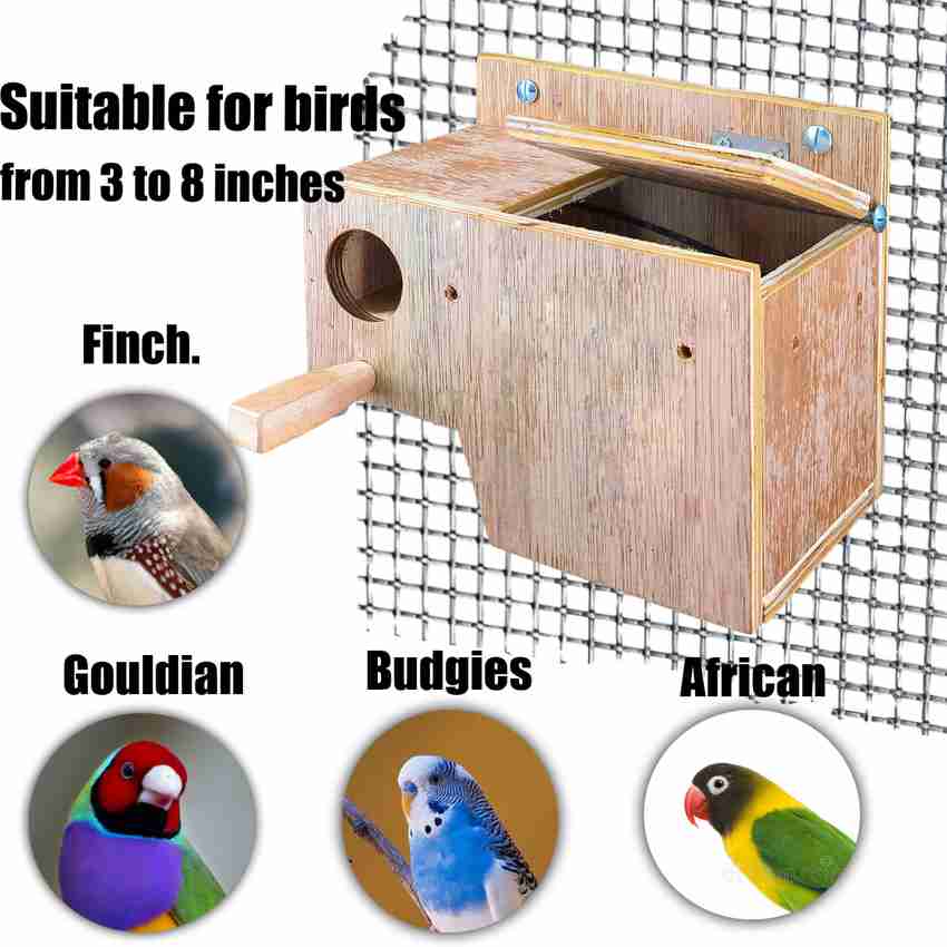 cribfactory Breeding Box for African love birds Budgies JAVA and Gouldian Bird Cage Price in India Buy cribfactory Breeding Box for African love birds Budgies JAVA and Gouldian Bird Cage online