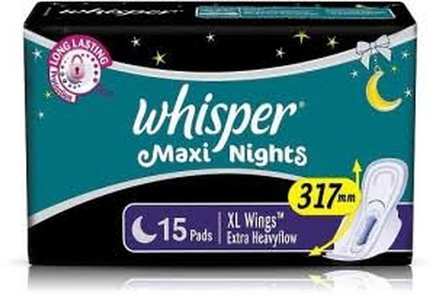 Whisper Ultra Heavy Flow Sanitary Pad