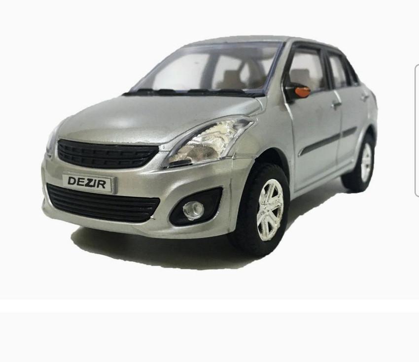 Shree Jee CENTY SWIFT DESIRE CAR SILVER TOYS MULTICOLOURS