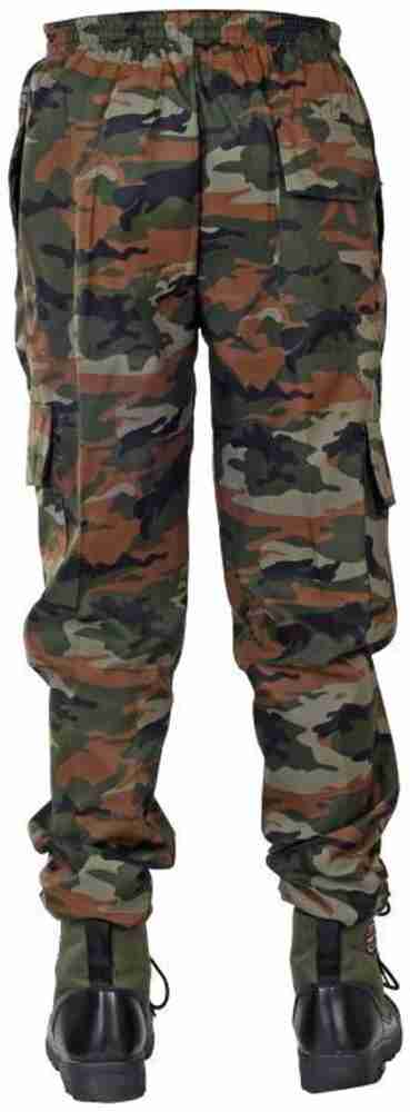 Military Shop Printed Men Olive Track Pants Buy Military Shop