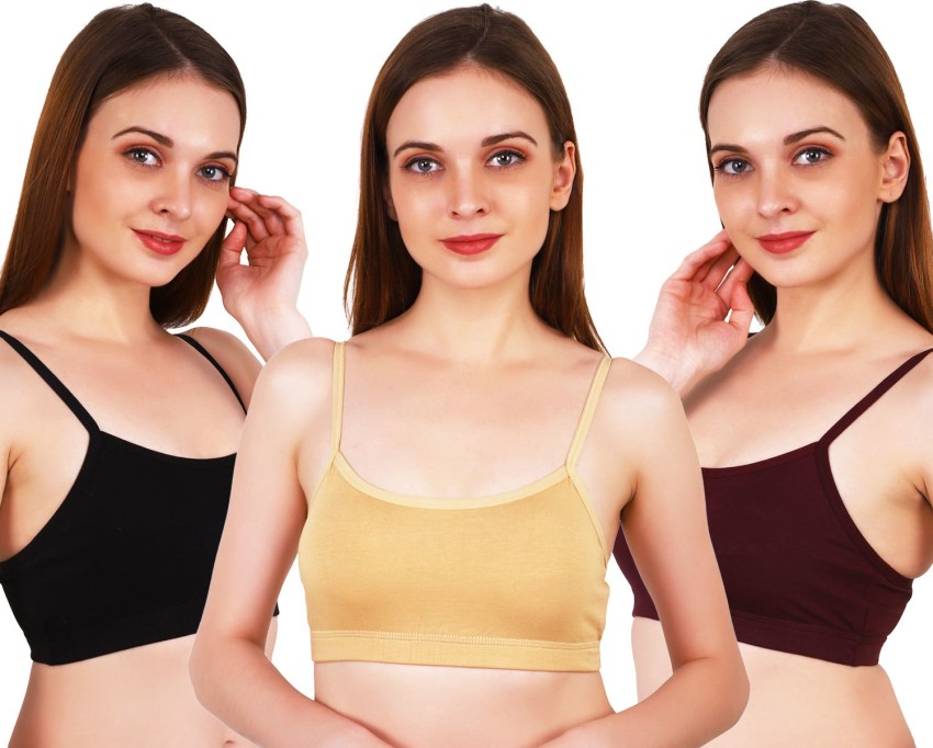 ComfyLegance Cotton Tofty Regular Sports Bra For Girls And Women's