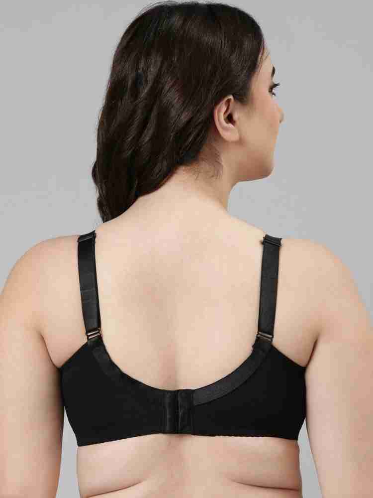 Enamor Contouring Non Padded Wirefree Bra-Pink