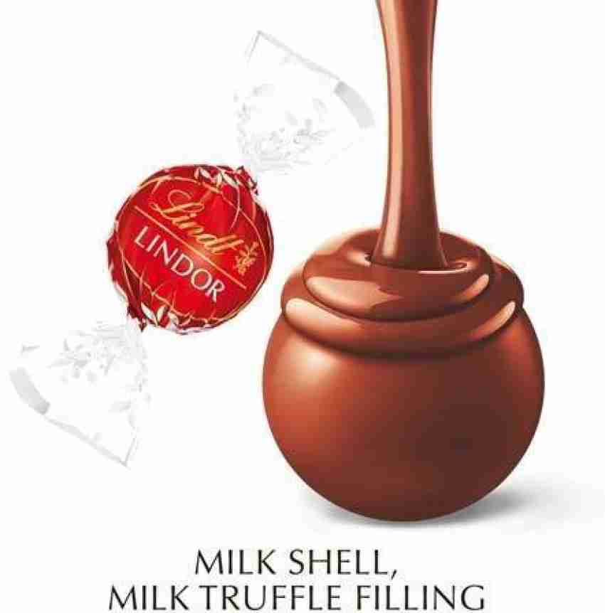 LINDT Lindor Milk Chocolate Truffles With a Smooth Melting Centre