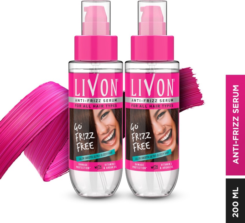 Can we use 2024 livon serum before straightening