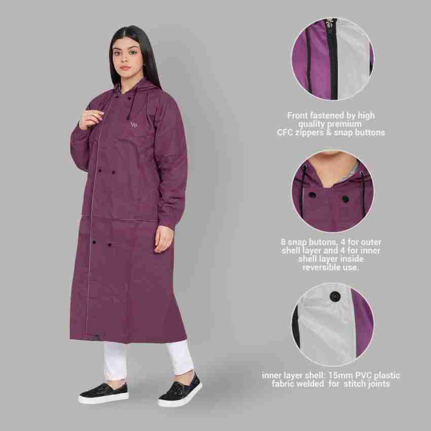 Ladies rain hot sale coat price