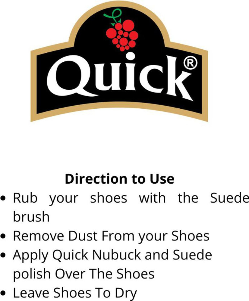 Quick Nubuck Suede Shoe Polish Color Olive Green Pack 125ML