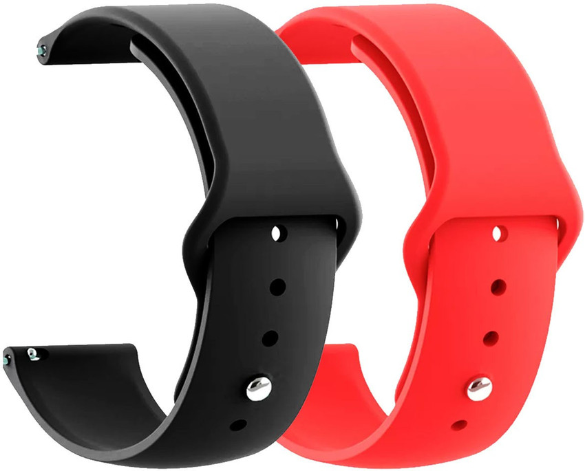 AOnes Pack of 2 Silicone Belt Watch Strap for Crossbeats Ace Smart