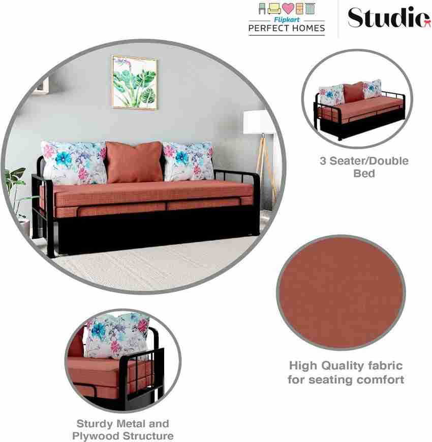 Steel sofa discount come bed flipkart