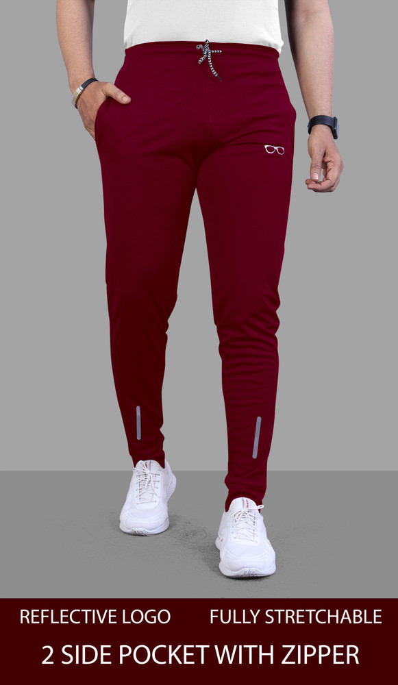 Maroon track pants mens hotsell
