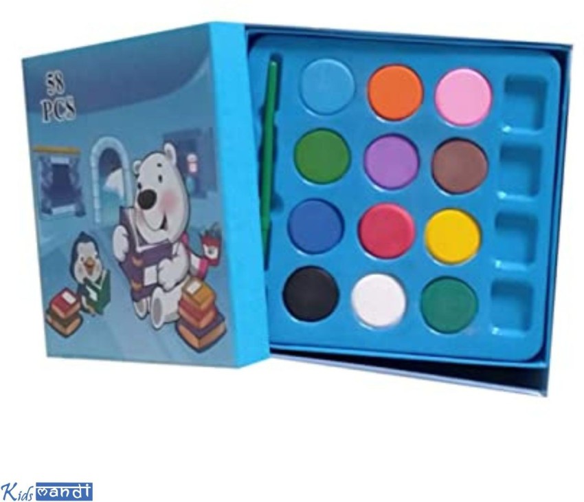 58pcs Kids Art Supplies Portable Painting & Drawing Art Kit for