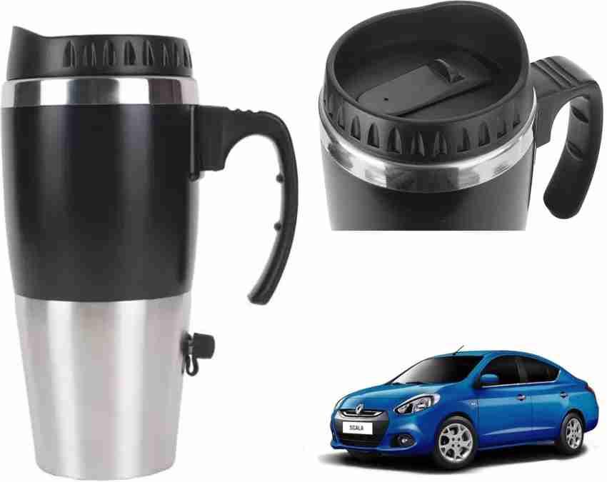 12V 450ml Stainless Steel Vehicle Heating Cup Electric Heating Car Kettle Coffee  Heated Mug USB Heating