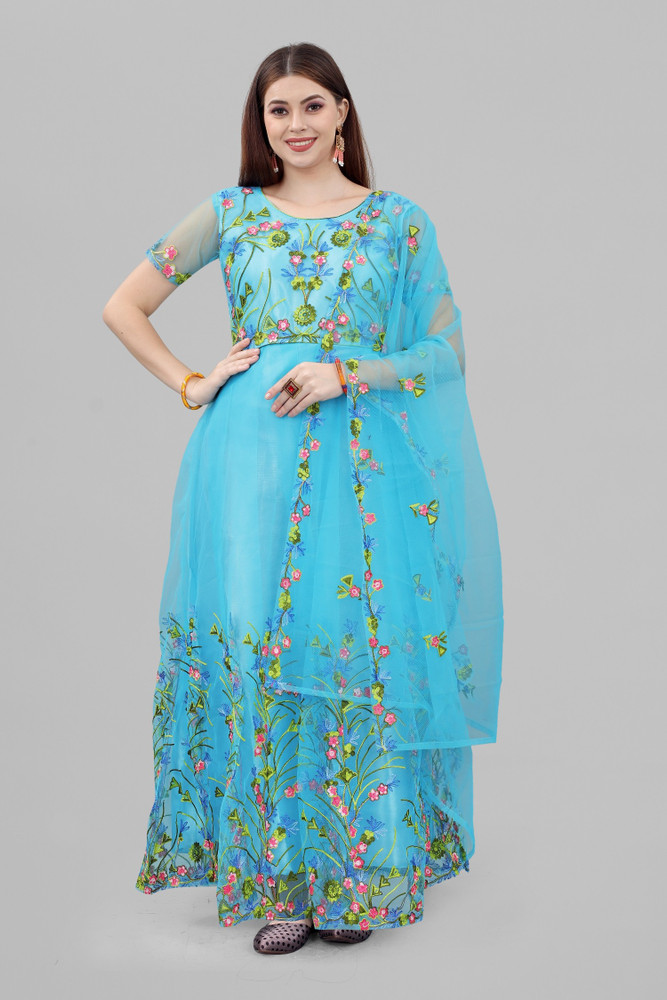 Julee Anarkali Gown Price in India Buy Julee Anarkali Gown online at Flipkart