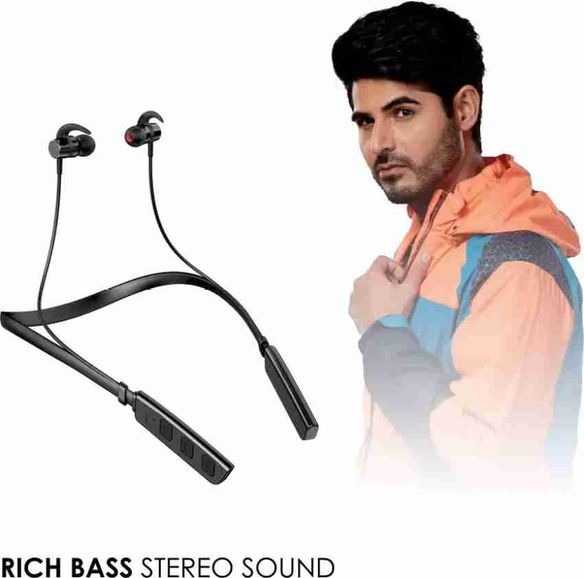 HASTAGG Neckband Water Sweat Resistant Earphones with Built in HD