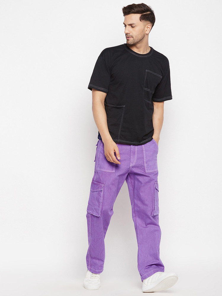 Purple jeans men online