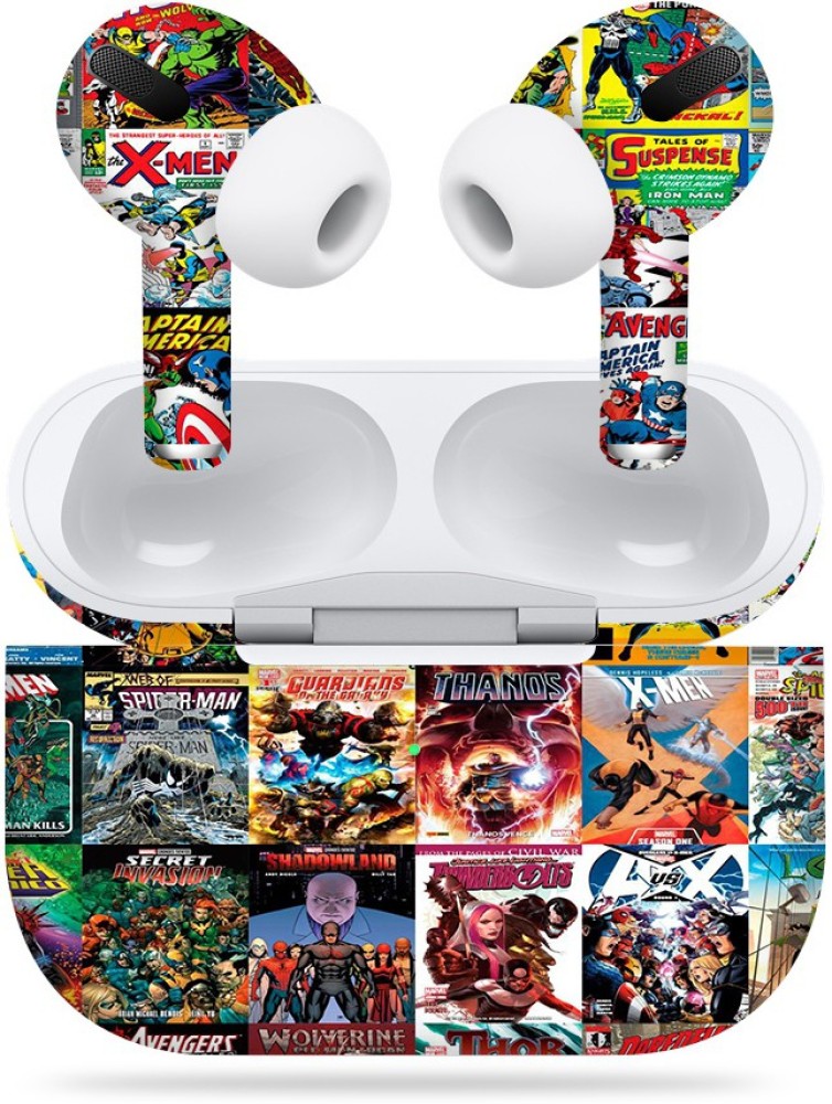 OggyBaba Apple Airpods Pro, MArvel Sticker Mobile Skin Price in