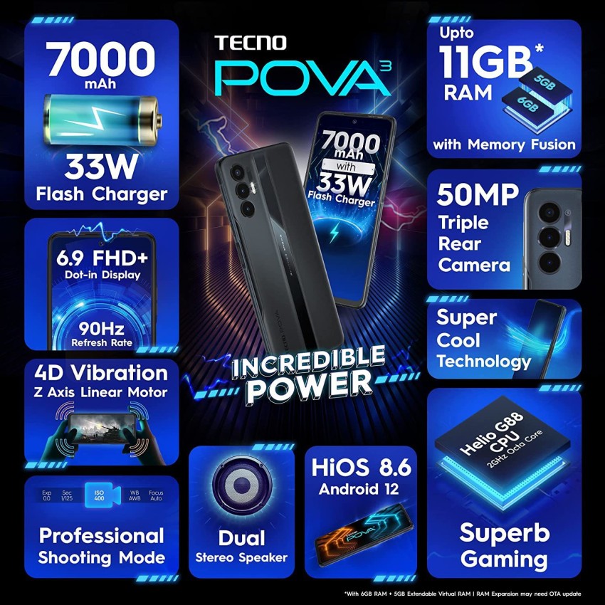 tecno pova 3 offline price