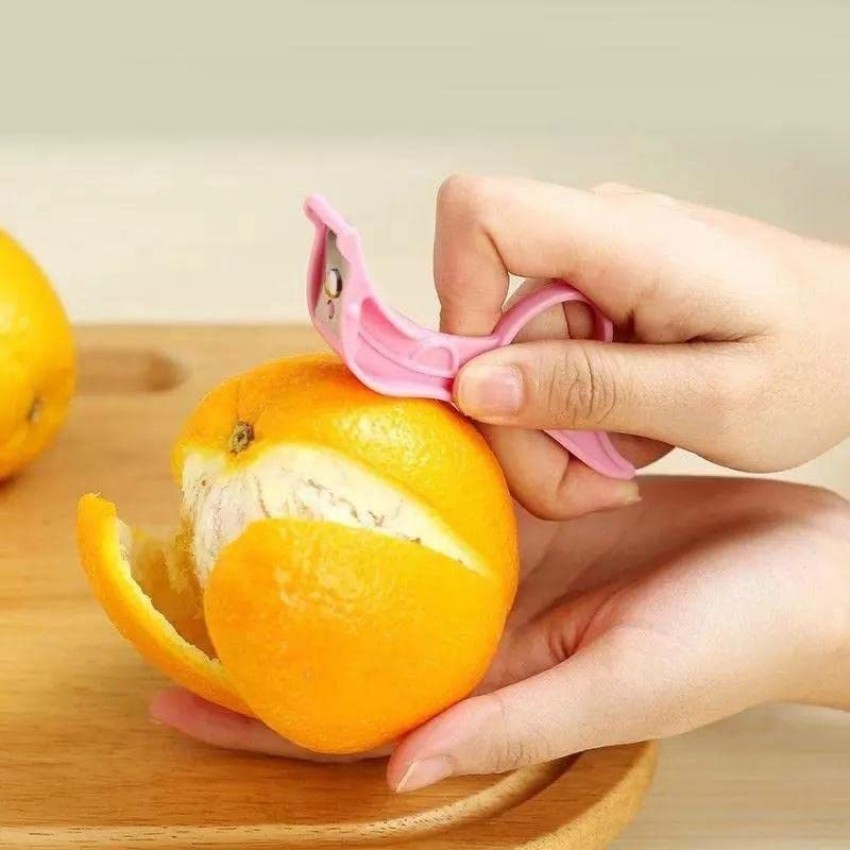 Orange Peeler Tools Citrus Peel Cutter Plastic Easy Fruit Vegetable Slicer  Cutter Lemon Peeler Opener Remover Fruit Tools Kitchen Accessories Knife