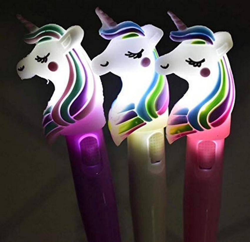 Penna unicorno con led