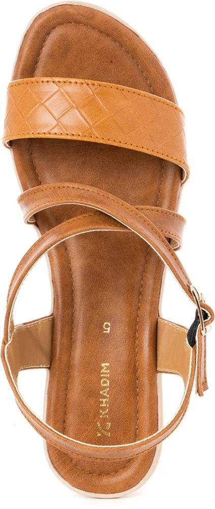 Womens tan best sale strappy sandals