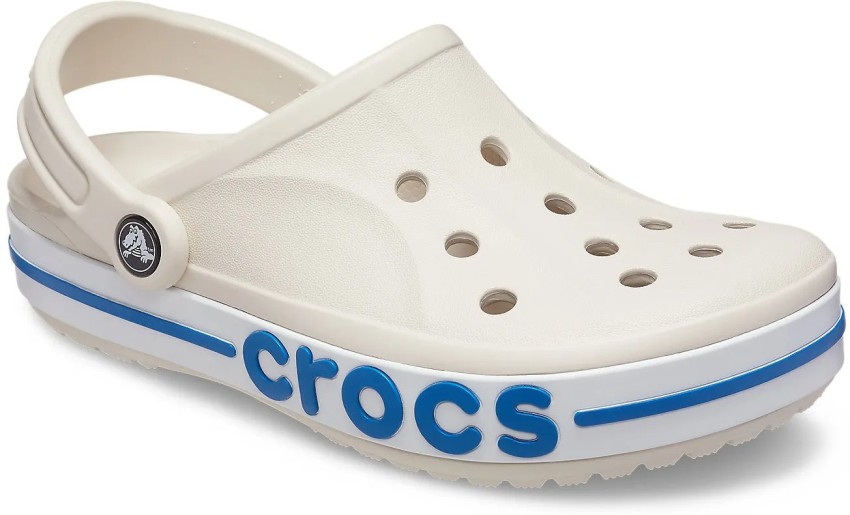 CROCS Bayaband Clog Men Off White Blue Clogs