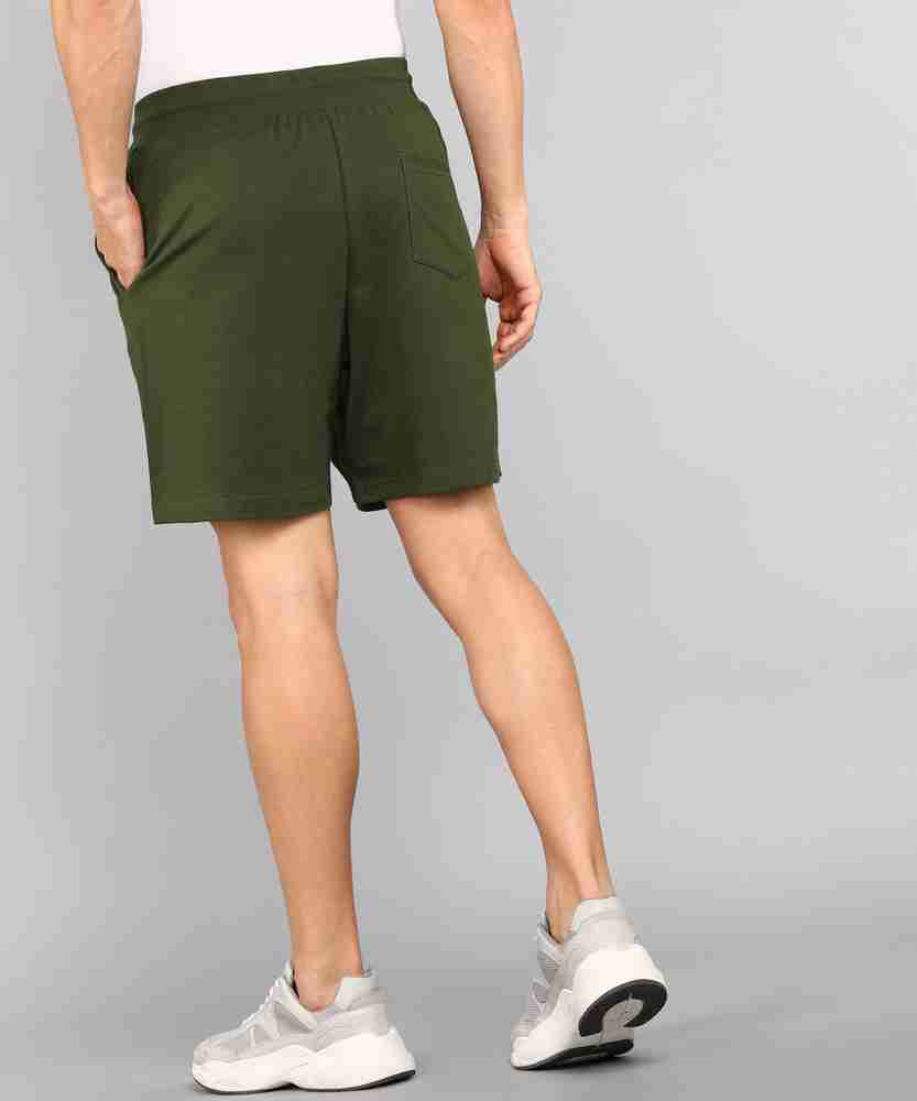 VAN HEUSEN Solid Men Light Green Sports Shorts Buy VAN HEUSEN