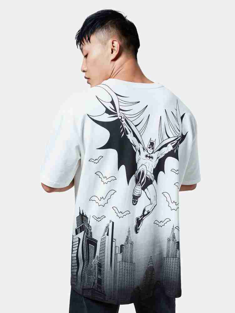 The Souled Store Graphic Print Men Round Neck White T Shirt