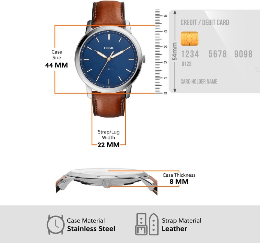 FOSSIL The Minimalist 3H The Minimalist 3H Analog Watch - For Men