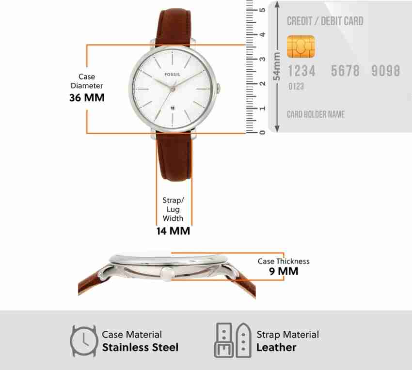 FOSSIL Jacqueline Jacqueline Analog Watch For Women Buy FOSSIL Jacqueline Jacqueline Analog Watch For Women ES4368 Online at Best Prices in India Flipkart