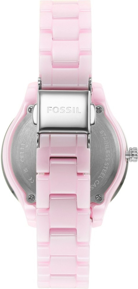 Fossil store pink smartwatch