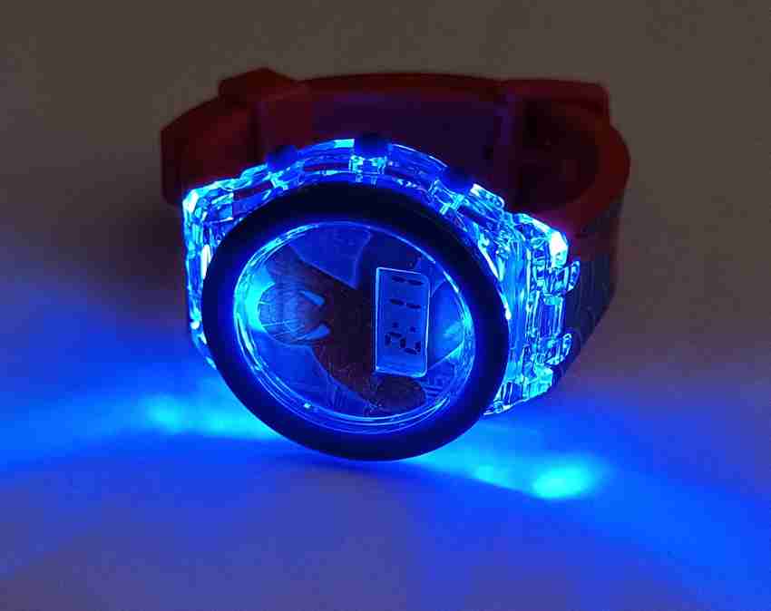 Brishti Multicolored Disco Light Digital Kids Wrist Watch for