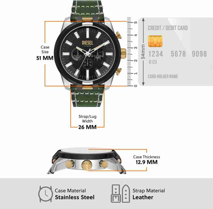 DIESEL Split Split Analog Watch - For Men - Buy DIESEL Split Split Analog  Watch - For Men DZ4588 Online at Best Prices in India