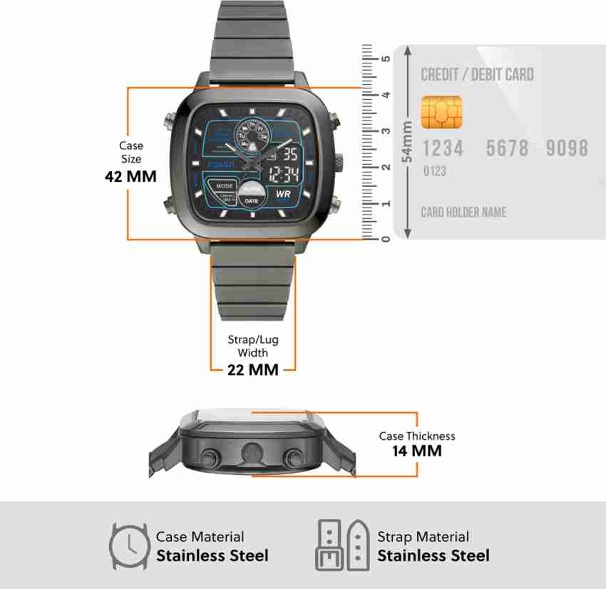 FOSSIL Retro Anadigital Retro Anadigital Analog-Digital Watch