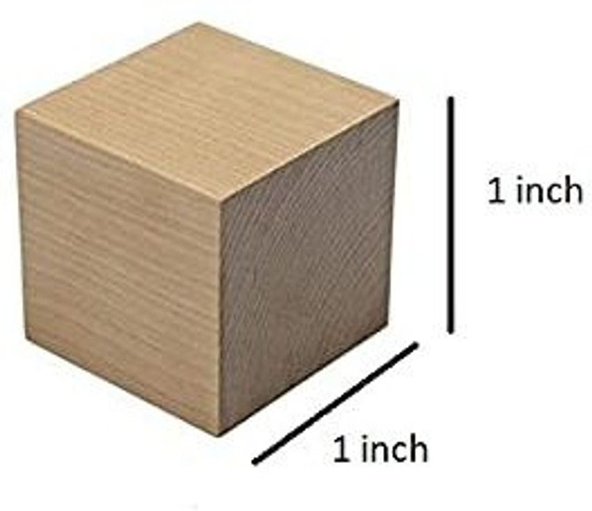 Wooden outlet block cubes