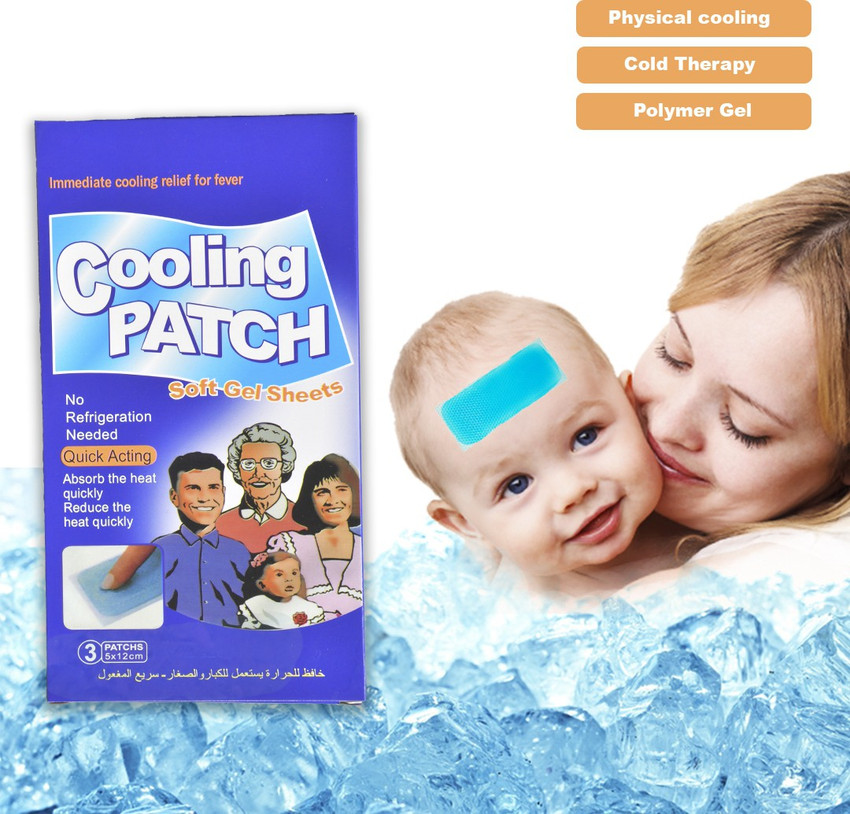 The Little Lookers Cooling Gel Patch Sheets for Headache Fever