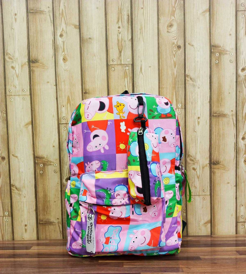 Priceless Deals Cute Cartoon Themed Backpack Trendy College Bags School Bags for Girls 16 L Backpack Purple Multicolor Price in India Flipkart
