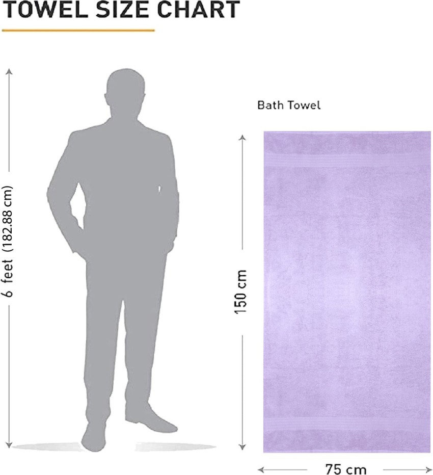 Standard bath towel online measurements