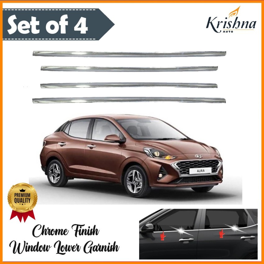 Hyundai aura on sale chrome garnish